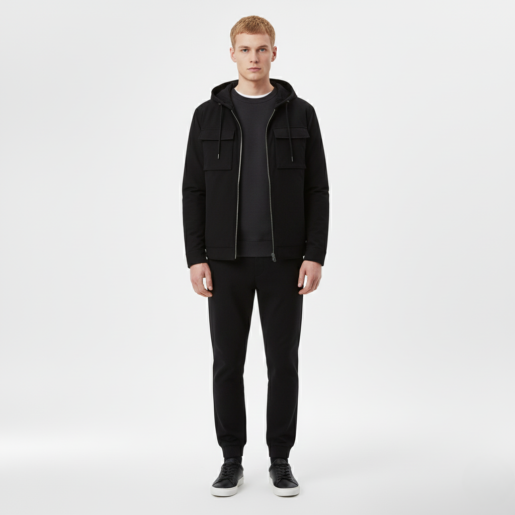 Veste à Capuche Utilitaire pour Homme
