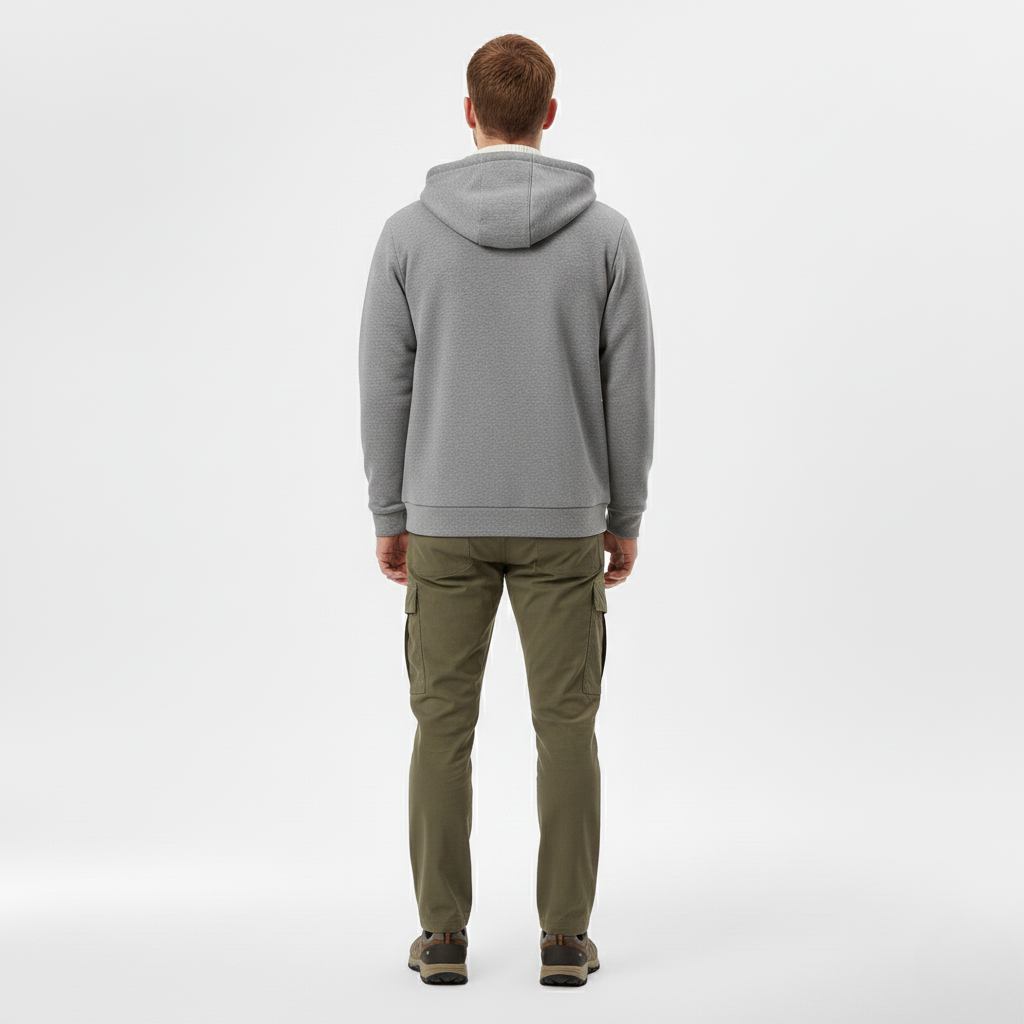 Sweat Zippé à Capuche pour Homme