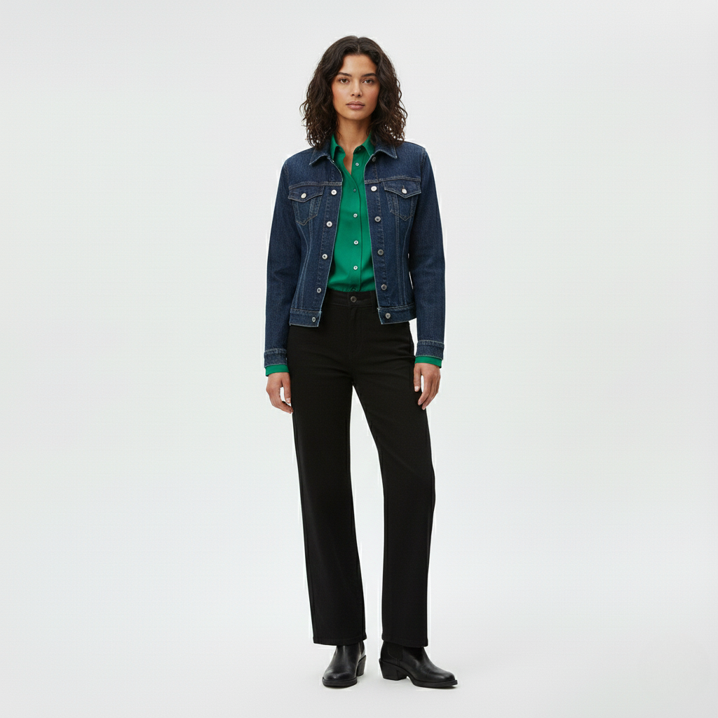 Veste en Jean Classique pour Femme