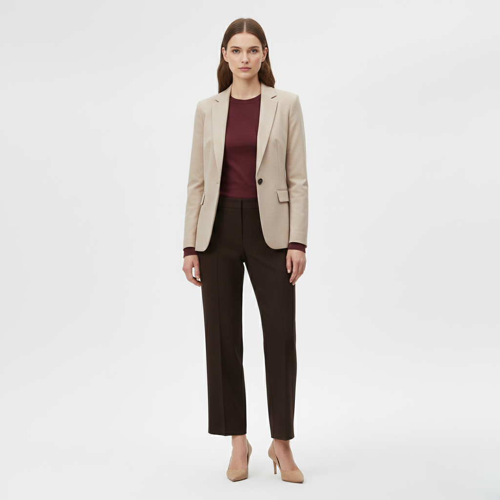 Blazer Structuré Sophistiqué pour Femme